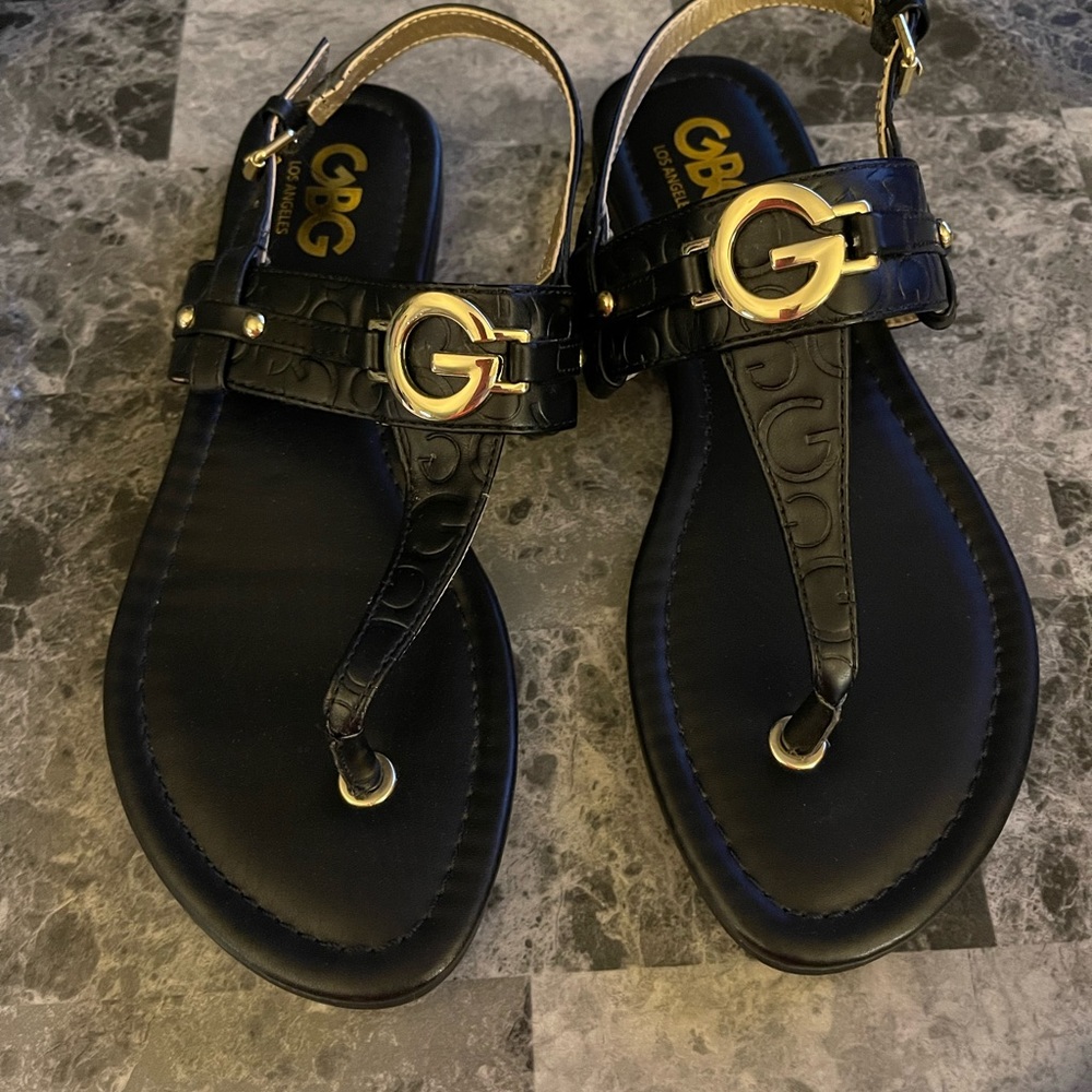 Black Guess sandals